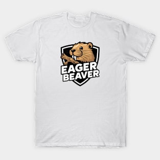 Eager Beaver Face T-Shirt